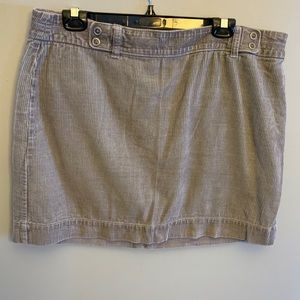 Loft Grey Corduroy mini skirt, 16